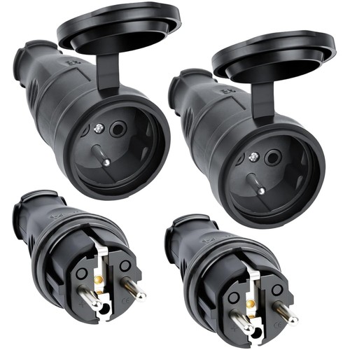 Schuko stecker kupplung - schuko, kupplung,